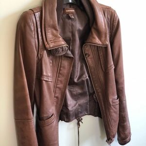 Danier Brown Leather Jacket
